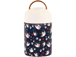 Ternera Isotérmica Paw Cat Con Cuchara De Acero Inoxidable Sellable Al Vacío, Ideal Para La Oficina, 500 Ml...