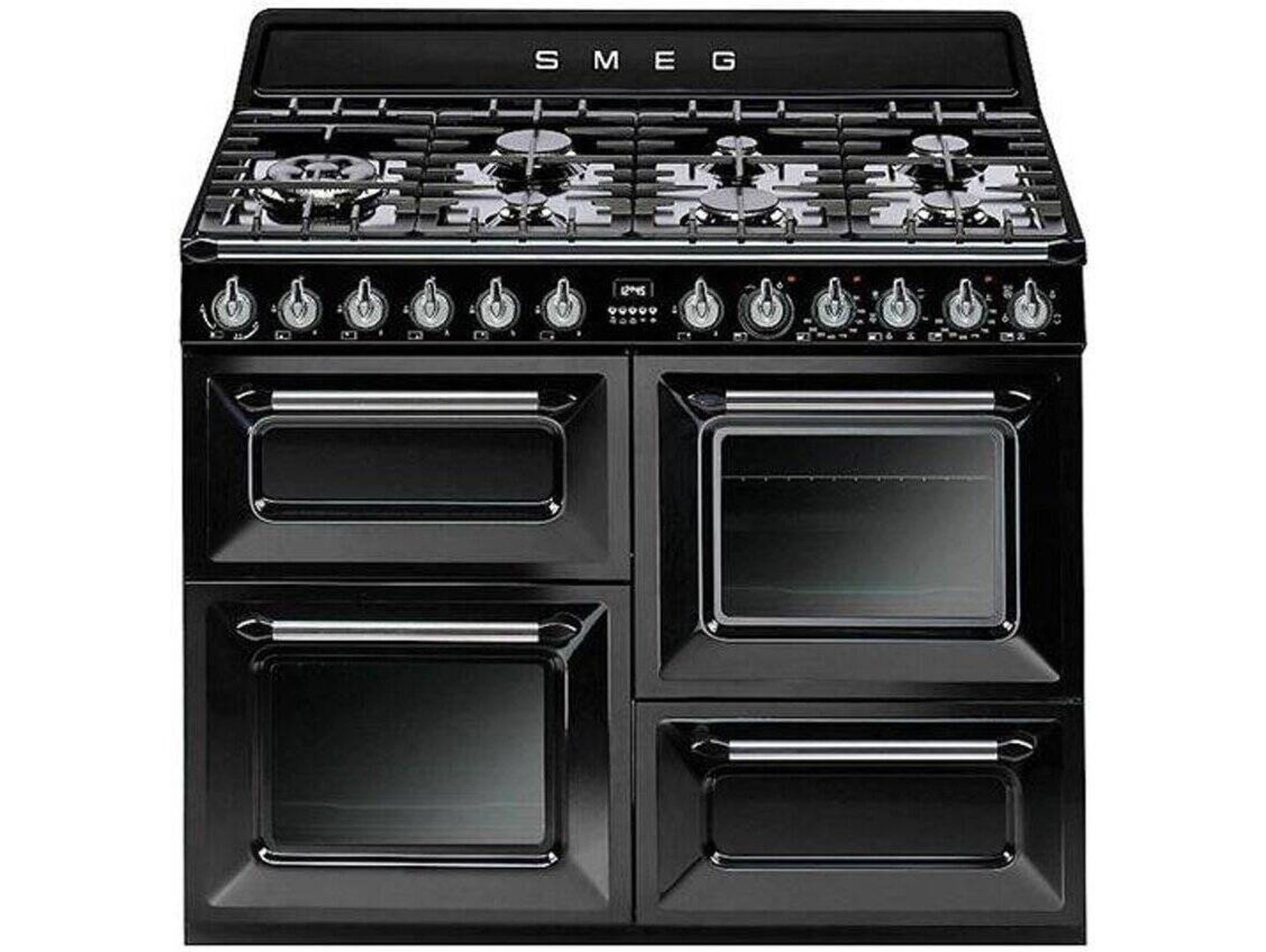 Cocina SMEG Victoria TR4110BL1 (158 L - Eléctrico y Gas Natural - Negro)