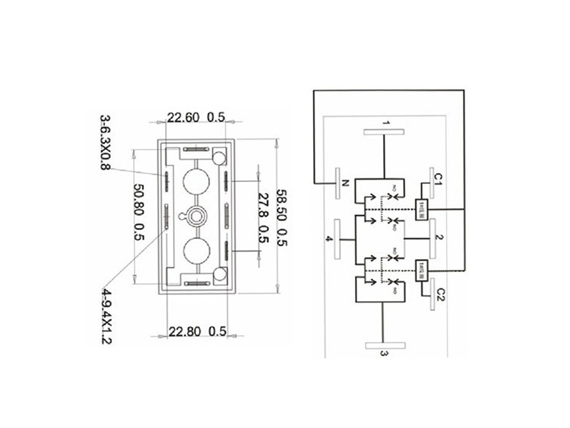 2026horizon - Relé de cabrestante 100a 12v 7 pines para ATV, UTV, camiones y vehículos industriales de carga dividida