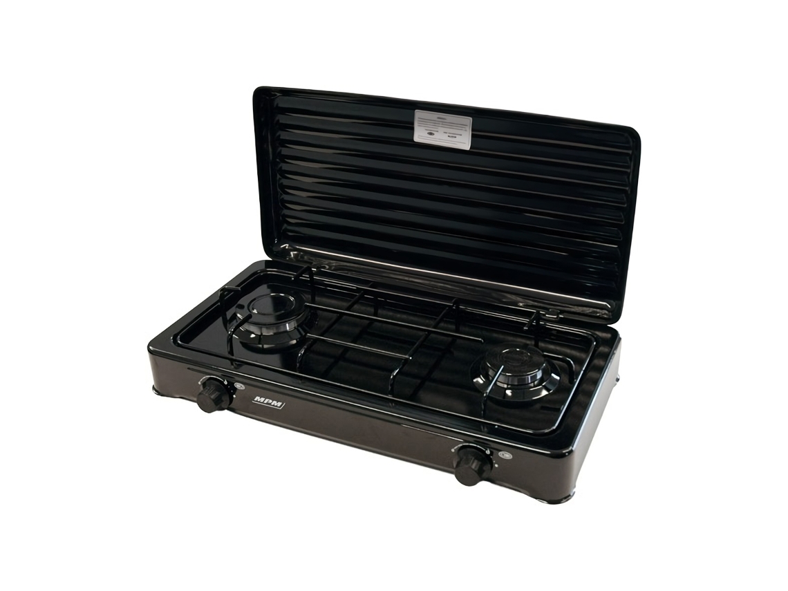 Estufa de gas portátil MPM KN 02/1KB negra