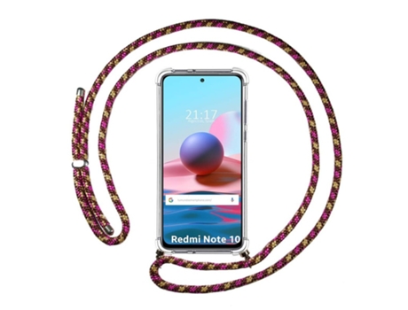 Carcasa Xiaomi Redmi Note 10 / 10S TUMUNDOSMARTPHONE Colgante Rosa