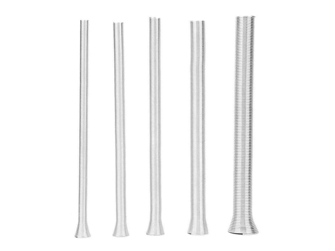 Tubo De Resorte De Acero Super Elástico 5 Piezas 21cm Para Doblar Tubos De Cobre Aluminio Acero Inoxidable