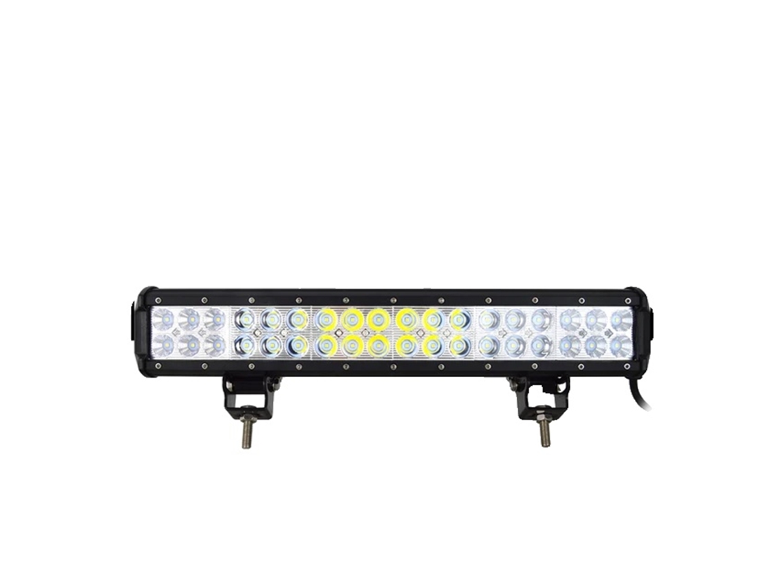 Barra de luces LED todoterreno de 126 W, 17 pulgadas, combinación de reflector y foco OEM