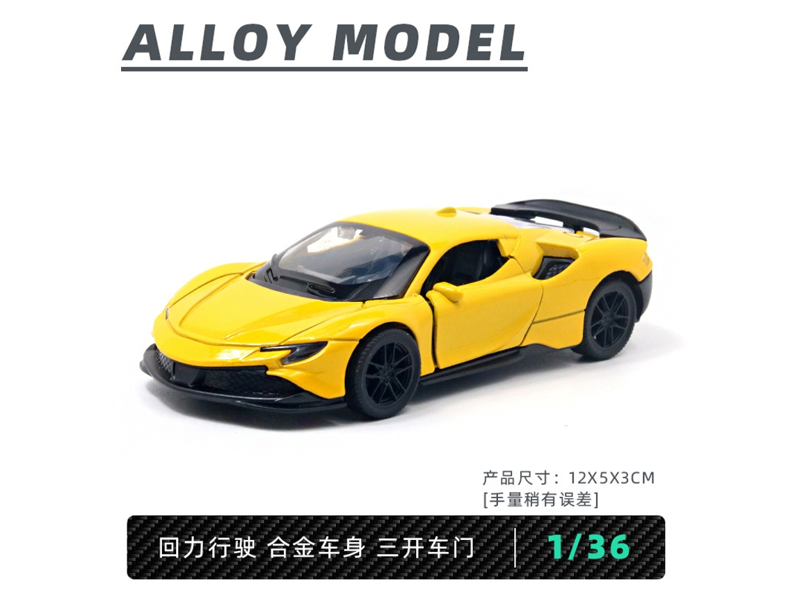 Modelo De Coche De Metal Fundido A Escala 1/36, Figura De Coche De Juguete, Regalo Para Niños