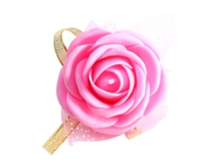 JILLIOPER Rosa Artificial de Cinta para Muñeca, Corsé de Novia, Decoración de Boda