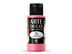 Pintura Acrilica Arte Deco Vallejo 60 Ml (Coral 25)