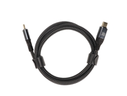 Cabo Usb C Para Usb C Pd240w Carregamento Rápido 480mbps Nylon 100cm Compatível Com Laptops Tablets Celulares