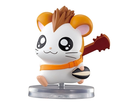 Tokoh kartun hamtaro anime hamster berbaris makan biji melon gashape pvc tokoh aksi boneka ornamen untuk mainan anak-anak