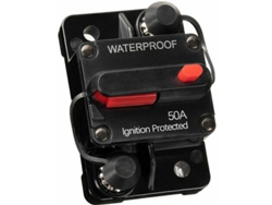 Disyuntor Automotriz Impermeable De 50 A Y 12 V-24 V Cc Con Portafusibles De Reinicio Manual Para Automóviles Y Embarcaciones.