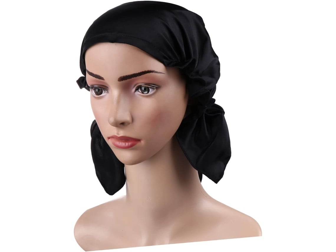 Gorro De Dormir Elástico De Seda Para Mujer, Cómodo Y Suave Para Dormir Y Para El Cuidado Del Cabello.
