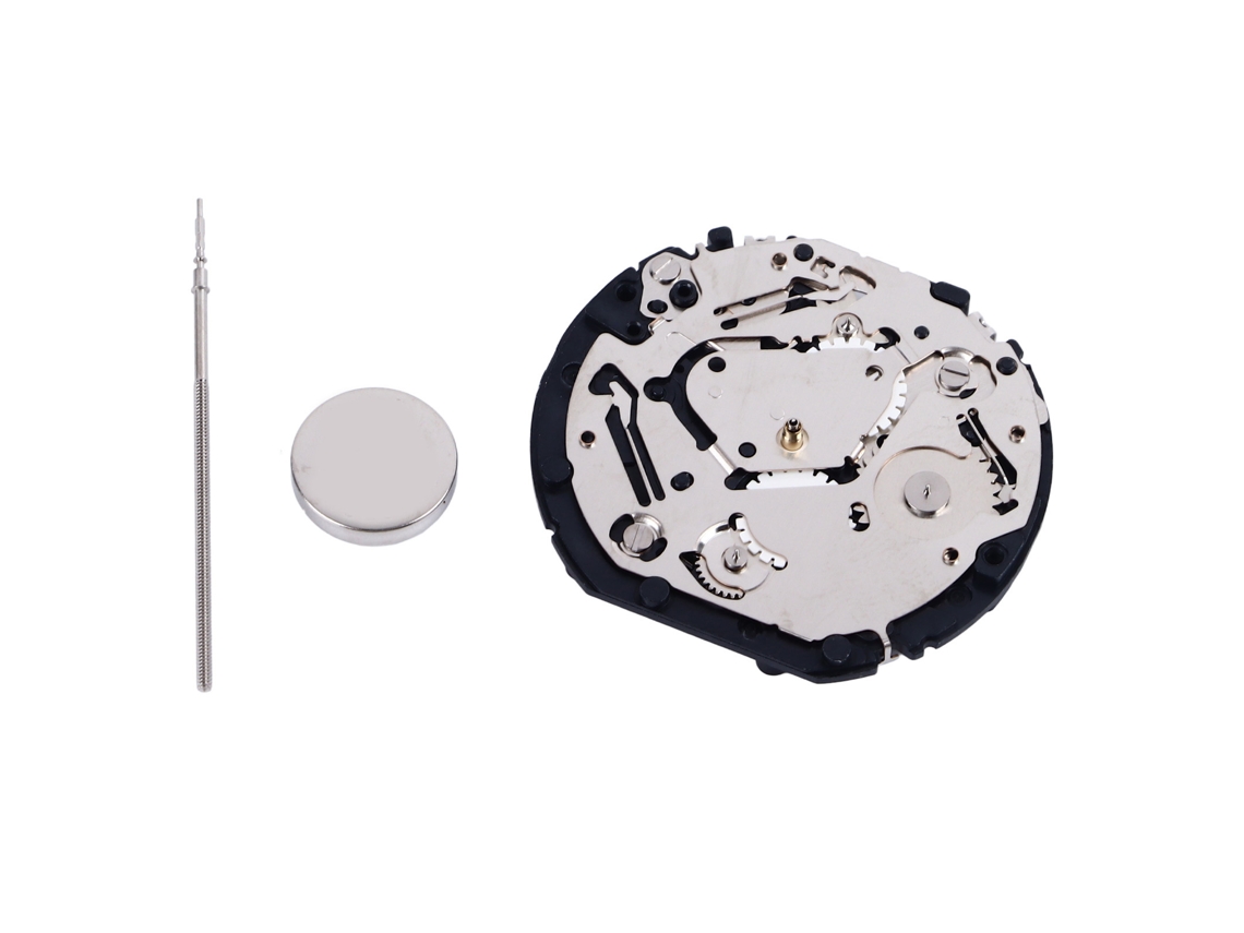 Movimiento De Reloj Vx9je Con Mecanismo De Reparación De Metal De 6 Agujas Y Batería Sr927sw Incluida.