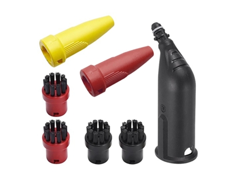 Boquillas espaciales de cepillo redondo, potente Kit de boquillas para cepillos Limpiadores de vapor Karcher Sc1 Sc2 Sc3 Sc4 Sc5