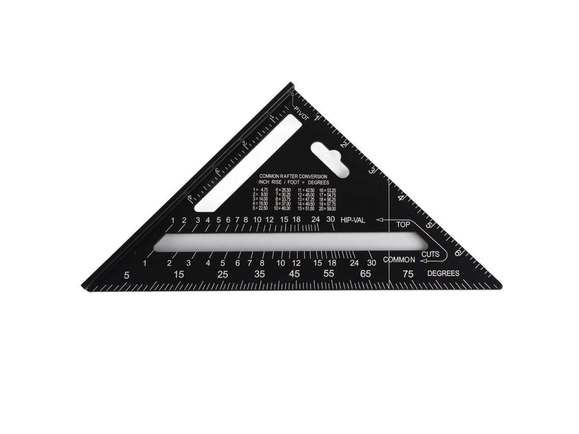 Protector Angular Triangular De Aluminio Para Cubierta De Techo De 7 Pulgadas, Color Negro Oxidado.