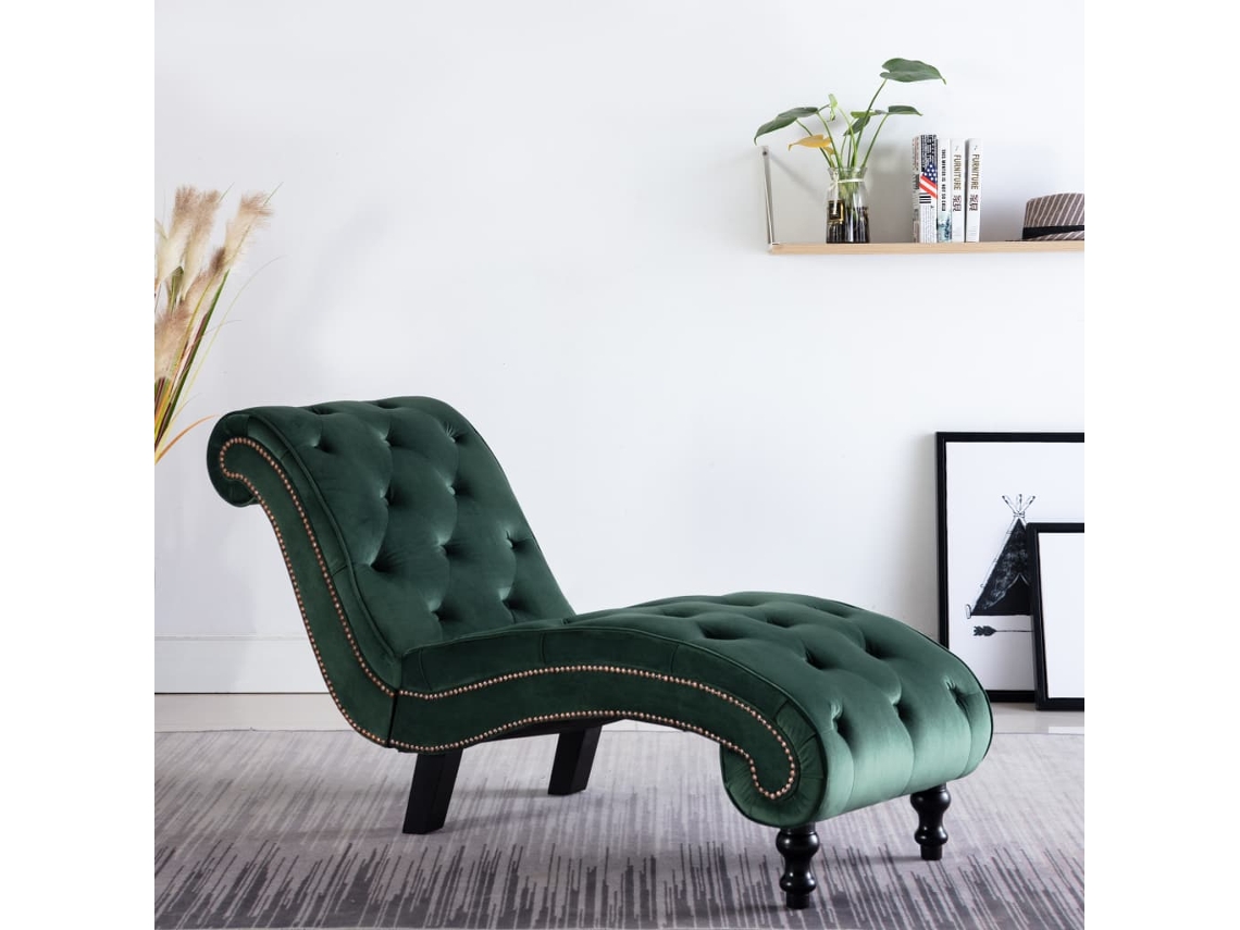 Diván | Sofá De Terciopelo Verde Wsd128405