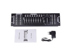 Controlador DMX, 192 canales, control de iluminación versátil, OEM negro