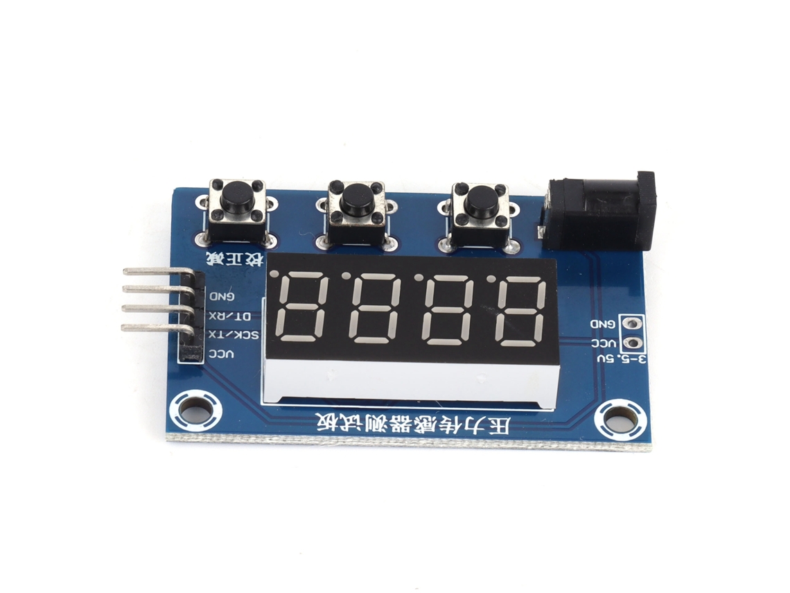 Módulo Sensor De Peso Con Pantalla Led Digital, Placa De Detección De Precisión Y Chip Accesorio.