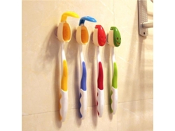 Portacepillos De Dientes Automático Con Diseño De Animales De Dibujos Animados, Creativo Y Lindo, Paquete De 4 Portacepillos De Dientes Con Ventosa