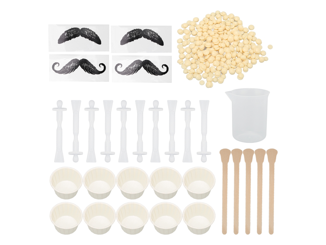 Kit De Cera Para Nariz Amigable Con La Piel, Depilador Efectivo De Pelo Nasal Con Granos De Cera Y Palillos