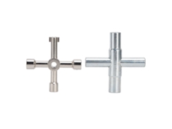 2 Interruptores De Grifo De Acero Inoxidable De 4 Vías, Pequeños, Compactos Y Prácticos Para Agua, Gas Y Electricidad.