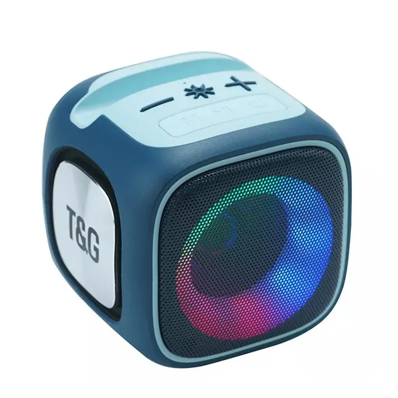 (azul) Altavoz Bluetooth Inalámbrico, Admite Tarjetas Tf, Usb E Interfaces Aux, Llamadas Tws Manos Libres.