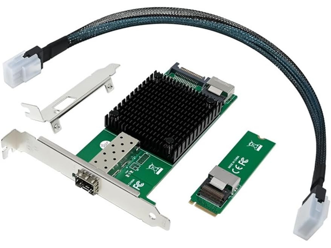 Tarjeta De Red Para Servidor. 2 X 10g. Chip De Computación Industrial De Fibra Óptica Sfp X520-da1 Jl82599en