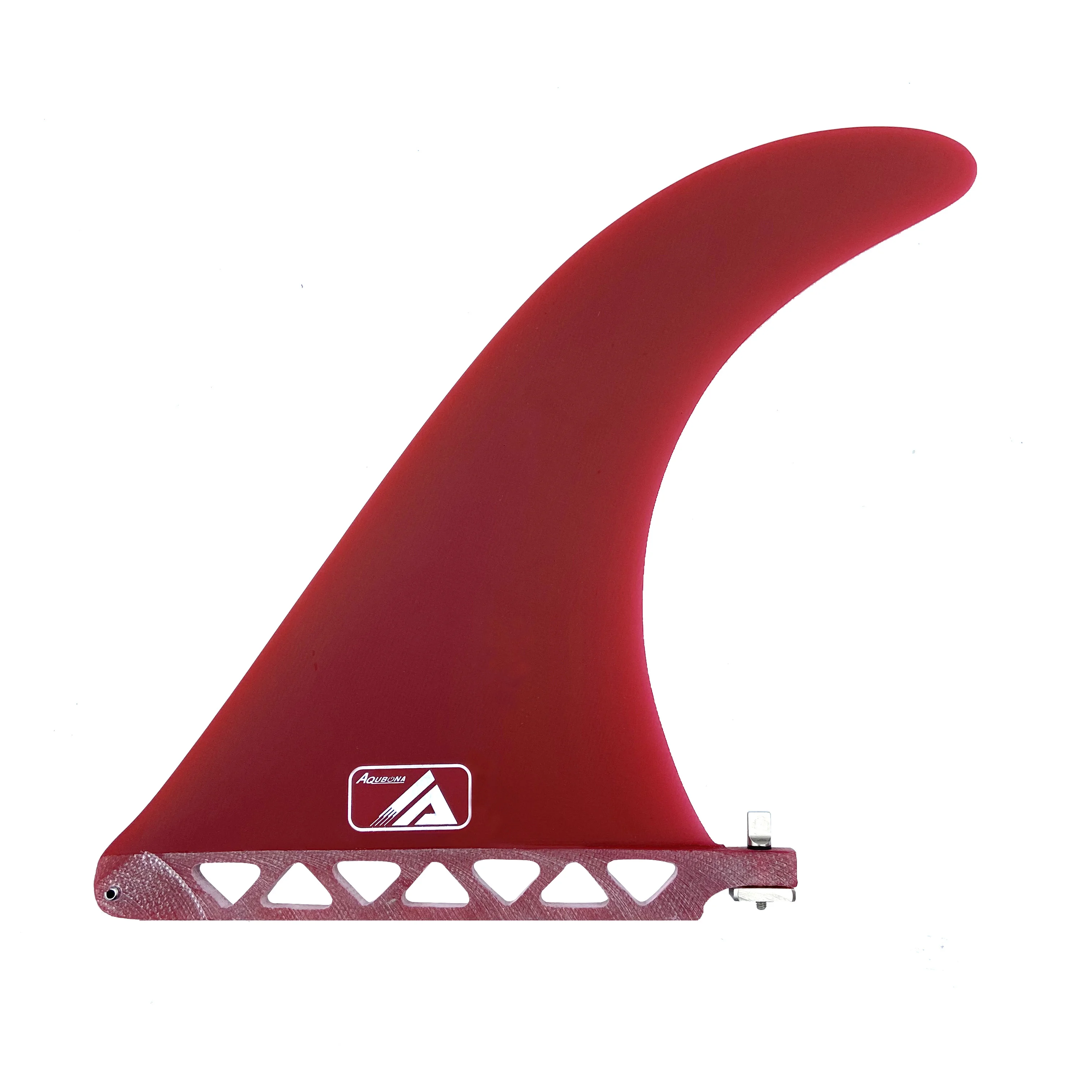 Quilla central MDUG para tabla de surf, en color rojo.