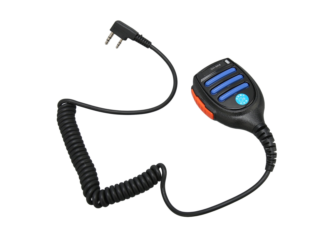 Altavoz De Micrófono Para Radio Walkie-talkie, 2 Pines, Resistente Al Agua Ip56, Para Baofeng Kenwood Retevis Arcshell