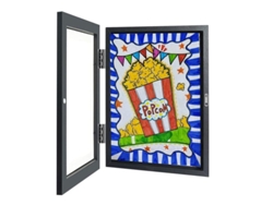 Rebe-frame para arte infantil, marco de fotos, portafolio de dibujos, almacenamiento, exhibición de arte IBD negro