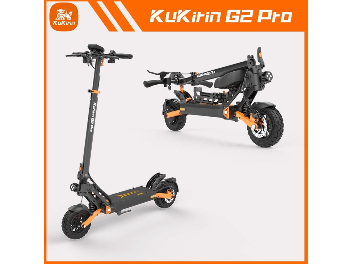 Patinete eléctrico plegable Kukirin G2 Pro 600W 48V 58km 45km/h