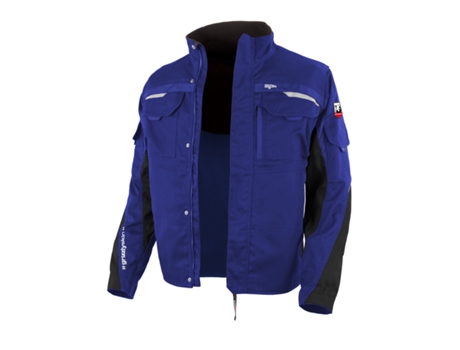 Abrigo de Trabajo QUALITEX WORKWEAR Iron Tejido Mixto (Azul y Negro - Tam: 3XL (62/64))