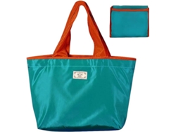 Bolsa de almacenamiento plegable, reutilizable y ecológica Digitallab, 44 x 42 cm (azul)
