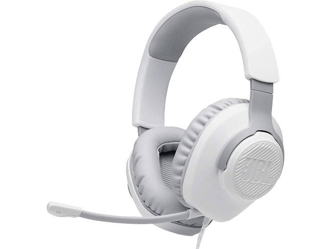 Auriculares Gaming Con Cable JBL QUANTUM100WHT (Over Ear - Multiplataforma - Blanco)