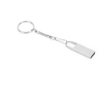 HURRISE Memoria USB U Disk Mini Metal Portátil USB 2.0 Flash Drive Memory Stick Piezas de Computadora CW10472 Plata 64G