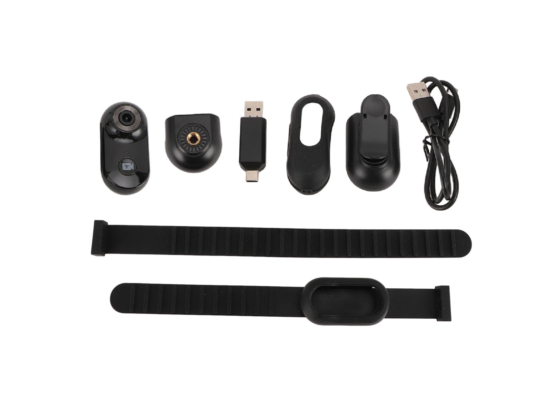 Cámara Para Collar De Mascota Wifi 2.4ghz 1080p 8mp Ángulo De Visión De 170 Grados Cámara De Acción Compacta
