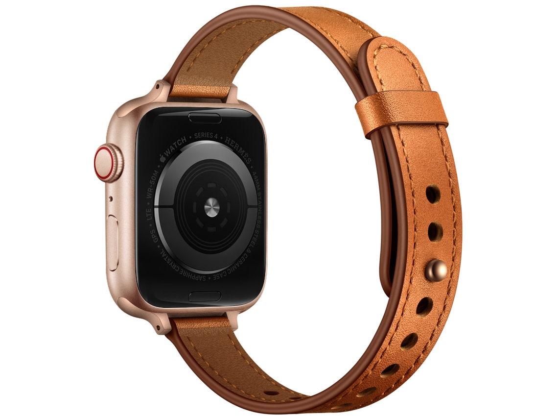 Pulsera de cuero genuino marrón para Huawei Watch 8/9/10 XIAOMOYU