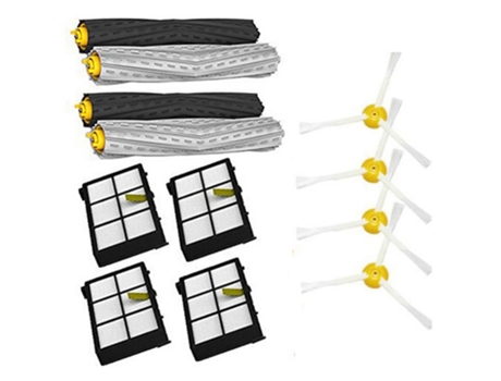 Para filtro Hepa para Irobot Roomba 800 Series 870 880 980 filtros Kit de piezas de cepillo lateral para Irobot Roomba 800 900 Series