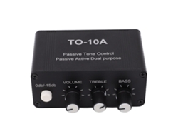 Ne5532 Ecualizador Pasivo Para Pc Con Control De Volumen Y Tono, Entrada Y Salida Rca/3,5 Mm.