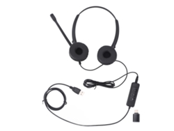 Auriculares Binaurales Con Cancelación De Ruido Usb-c De 3,5 Mm Con Micrófono Para Teléfonos Voip, Pc, Portátiles Y Centros De Llamadas.
