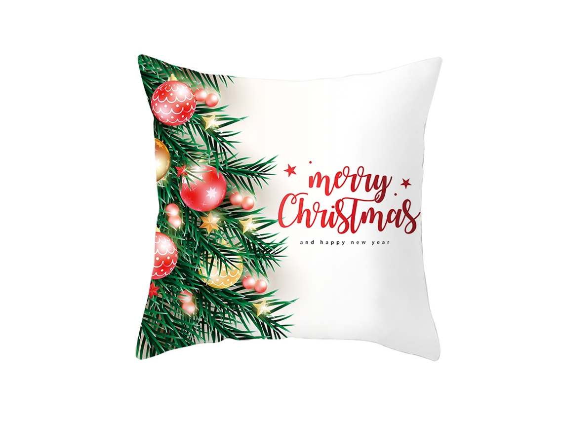 Serie Feliz Navidad Funda Decorativa de Almohada