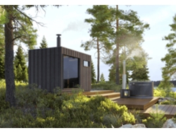 Sauna aislada de aire libre - Sauna Legend - Calentador eléctrico (Harvia Legend Pro)