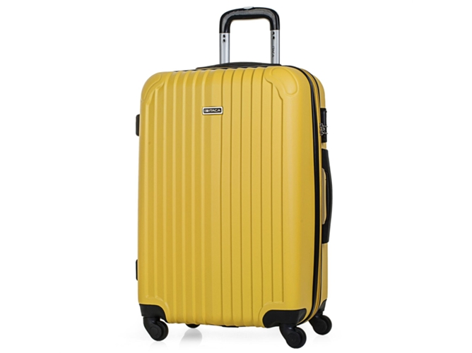 Maleta de Viaje ITACA Abs Rígida (Medio - 70 L - Amarillo)