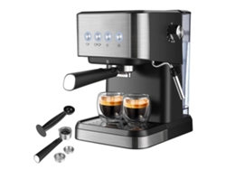 Cafetera semiautomática de 15 bares para espresso y capuchino.