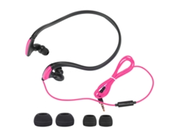 Auriculares Con Control Remoto Cableado Montados En La Cabeza (resistentes Al Sudor Y Al Agua) Para Deportes Al Aire Libre