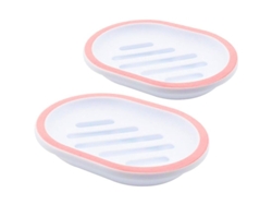 Juego De Jabonera De 2 Piezas Con Desagüe, Soporte Y Dispensador, Fácil De Limpiar Y Secar.