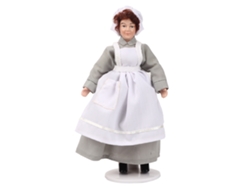 Muñeco De Porcelana En Miniatura, Chef/sirviente Para Casa De Muñecas, Accesorio 1:12 2