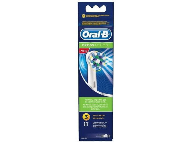 Recambio Cepillo ORAL B Cross Action EB50-3 (3 Un)