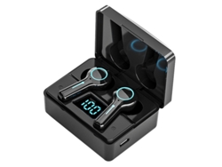 Auricular Bluetooth, Bluetooth 5.2, 36 Horas De Duración De La Batería, Sonido Envolvente Estéreo De 360°, Negro