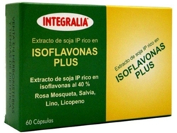 Complemento Alimentar INTEGRALIA Isoflavonas Plus (Pera, Miel, Naranja, Limón, Cereza, Uva, Manzana - 60 Cápsulas)