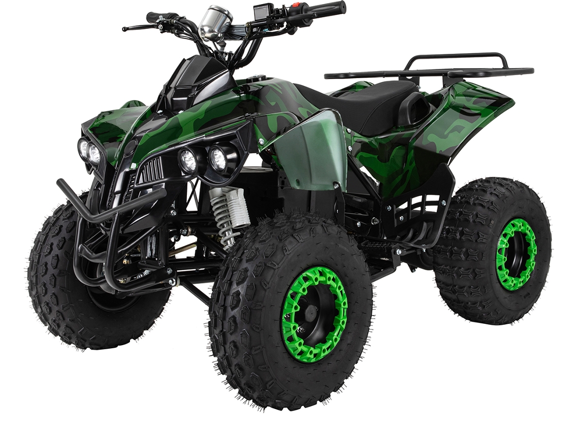 Quad Eléctrico Infantil S-10, Quad De Bolsillo Con 1000 Vatios, Suspensión, Frenos De Disco/tambor, Hasta 20 Km/h