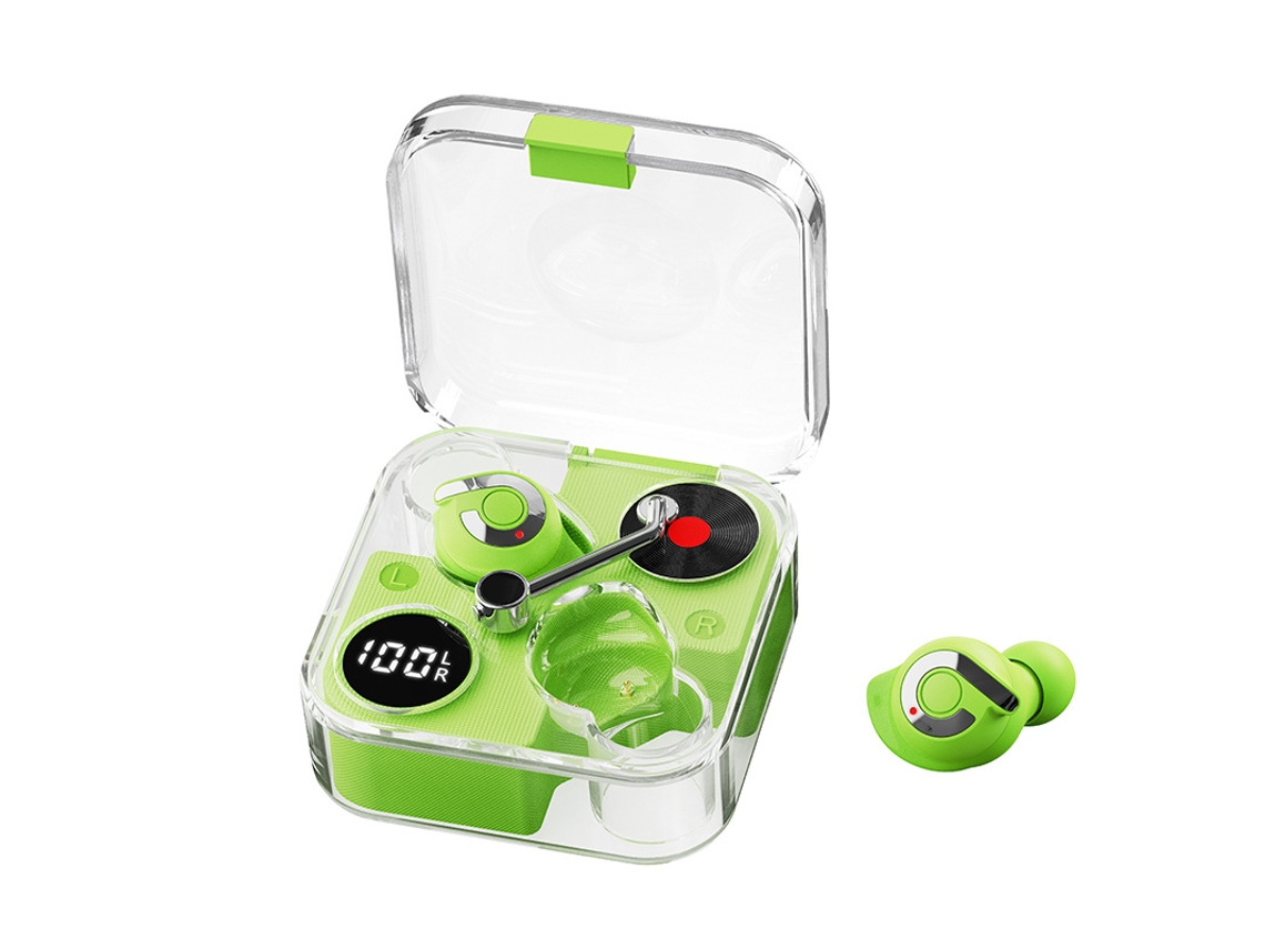 Auriculares YIZHOOD True Wireless Bluetooth Verde